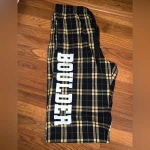 University of Colorado Boulder /CU/ Buffaloes Flannel Lounge Pants New